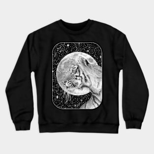 Moon and Tiger Crewneck Sweatshirt